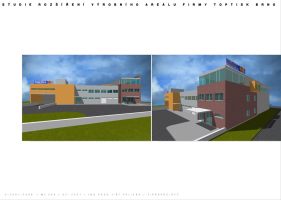 Dokumentace projektu PŘÍSTAVBA DVOU VÝROBNÍCH HAL V AREÁLU TOPTISK BRNO