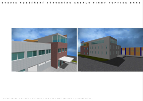 Dokumentace projektu PŘÍSTAVBA DVOU VÝROBNÍCH HAL V AREÁLU TOPTISK BRNO