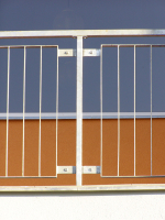 ocelové zábradlí na terasách( žárově zinkováno )